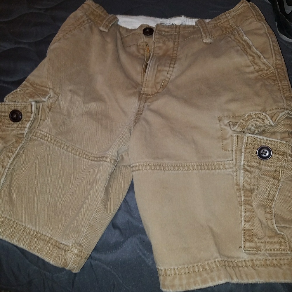 Size 12 boys abrecrombie cargo shorts